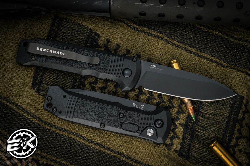 Ніж Benchmade Casbah Auto Black Blade Чорний 4400BK 4008897 фото