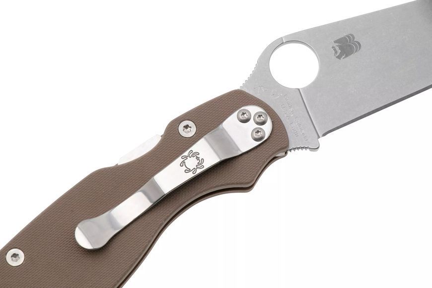 Ніж Spyderco Military 2 Sprint Run CPM-15V G-10 Brown C36GPBN15V2 871725 фото