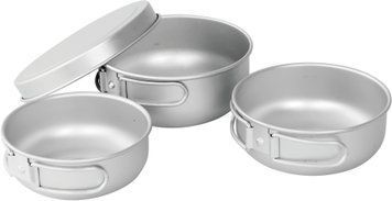Набор туристической посуды Easy Camp Adventure Ultra Light Cook Set Silver (680196) 928360 фото