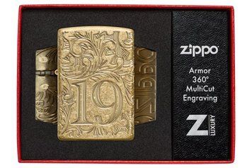 Зажигалка Zippo 46776 Armor Tumbled Brass 1932 Filigree Design 77890069 фото