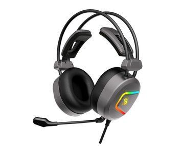 Гарнітура ігрова Bloody MC750 Bloody з підсвічуванням, USB, колір сірий MC750 Bloody (Grey) 1605786 фото