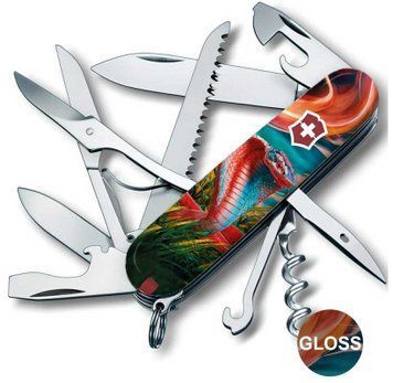 Швейцарський ніж Victorinox Swiss Army Huntsman Zodiac Барвиста кобра 1.3713.3_Z4290pk 4009117 фото