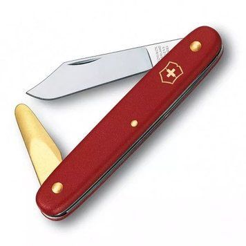 Швейцарський ніж Victorinox садовий 100 мм 2 функції Червоний (3.9110) V77553794 фото