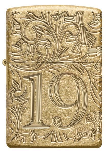 Зажигалка Zippo 46776 Armor Tumbled Brass 1932 Filigree Design 77890069 фото