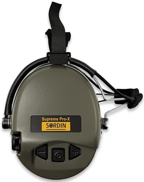 Наушники Sordin Supreme Pro X з задним держателем активные Зеленые 5010014 фото