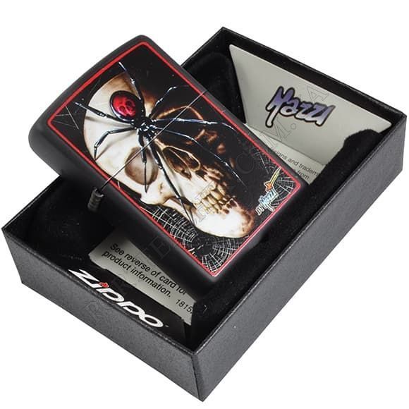 Зажигалка Zippo Mazzi Skull & Spider 28627 V77553859 фото