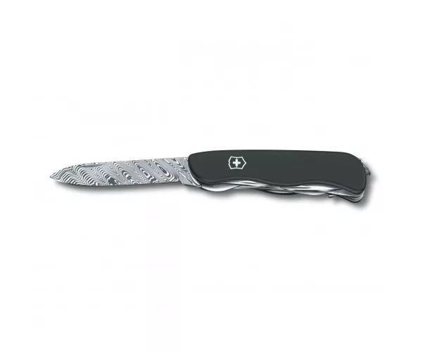 Швейцарский нож Victorinox Outrider Damast 111мм 10 функций Черный (0.8501.J17) V77553812 фото