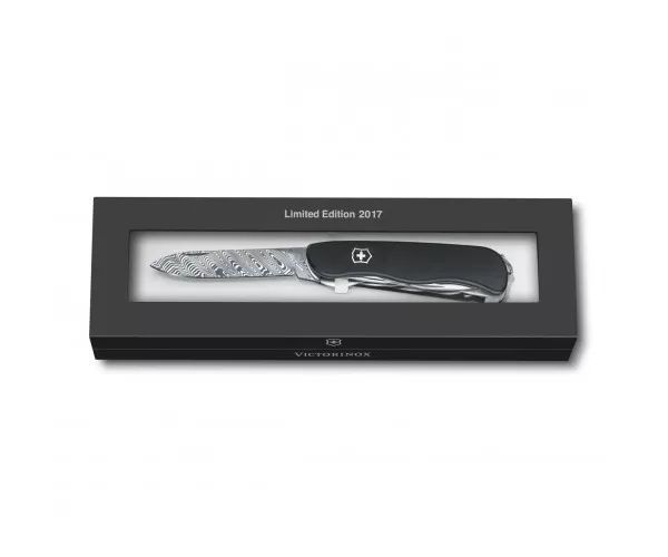 Швейцарский нож Victorinox Outrider Damast 111мм 10 функций Черный (0.8501.J17) V77553812 фото