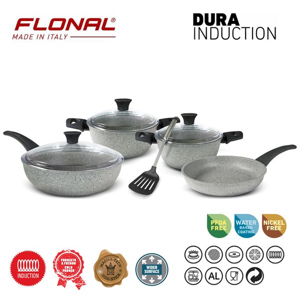 Набор посуды Flonal Dura Induction 8 предметов (DUISET08PZ) DAS301986 фото