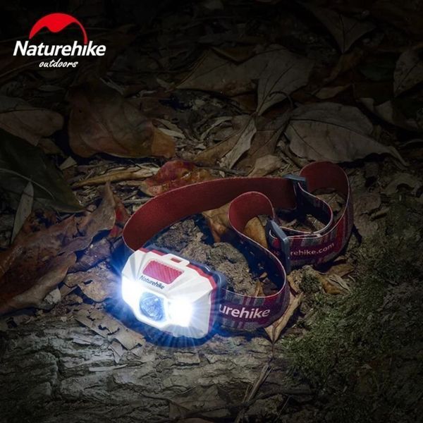 Ліхтар налобний Naturehike TD-02 NH00T002-D, біло-Червоний 92079 фото