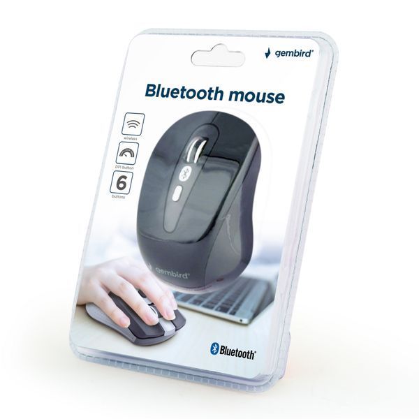 Миша з бездротовим інтерфейсом Bluetooth Gembird MUSWB-6B-01 MUSWB-6B-01 1605406 фото