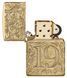 Зажигалка Zippo 46776 Armor Tumbled Brass 1932 Filigree Design 77890069 фото 9
