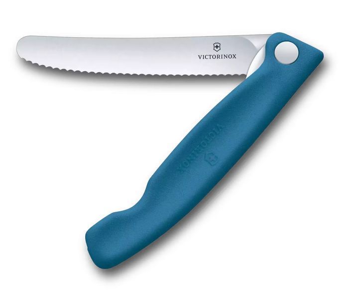 Ніж для пікніка складаний Victorinox Swiss Classic Picnic Серрейтор Синій 6.7832.FC1 V77554431 фото