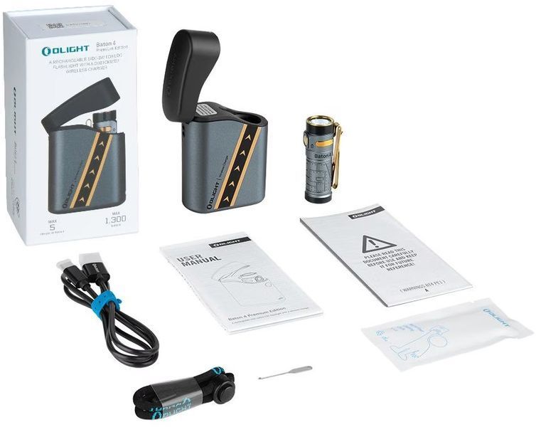Ліхтар Olight Baton 4 Premium Edition Fighter Pilot (1300 Lm) 0.0000.3078 23704597 фото
