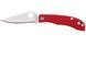 Ніж Spyderco Honeybee 12C27 G-10 Red C137GRDP 871677 фото 1
