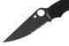 Ніж Spyderco Military 2 Black Blade G-10 Black Напівсерейтор C36GPSBK2 871726 фото 2