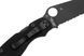 Ніж Spyderco Military 2 Black Blade G-10 Black Напівсерейтор C36GPSBK2 871726 фото 4