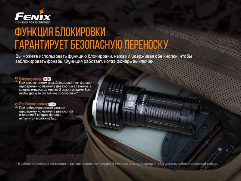 Фонарь ручной Fenix ​​LR50R 76154 фото