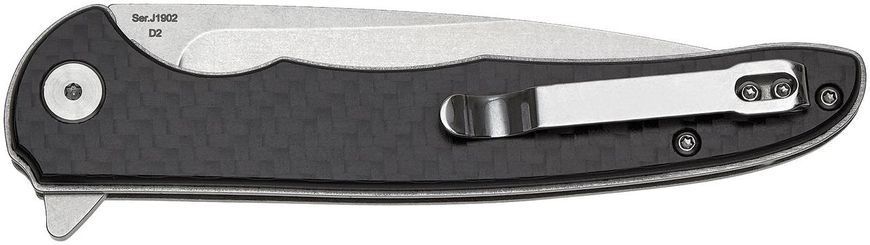 Ніж CJRB Briar CF Black SW D2 Чорний J1902-CF 27980232 фото