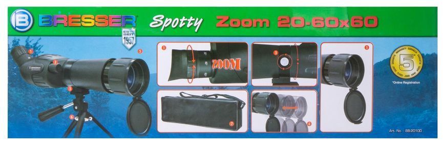 Підзорна труба Bresser Junior Spotty 20-60x60 + штатив 8820100 фото