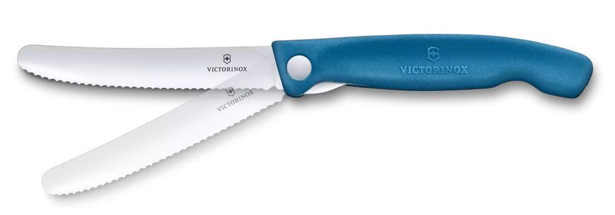 Ніж для пікніка складаний Victorinox Swiss Classic Picnic Серрейтор Синій 6.7832.FC1 V77554431 фото