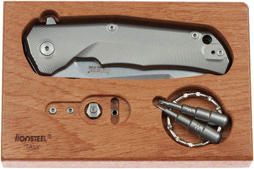 Нож Lionsteel T.R.E. Titanium Blue TRE BL 392127 фото