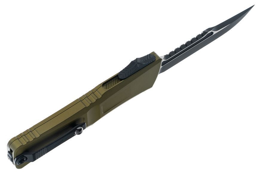 Нож Microtech Combat Troodon Gen III OTF Interceptor Черный клинок рукоять OD Green 1217-1ODS 4009456 фото