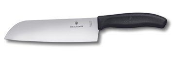 Нож кухонный Victorinox SwissClassic Santoku17 см черный блистер 6.8503.17B 4007561 фото