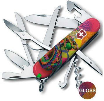 Швейцарський ніж Victorinox Swiss Army Huntsman Zodiac Змія-тенісист 1.3713_Z4300pk 4009118 фото
