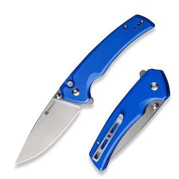 Ніж Sencut Serene, (8,8 см) D2 / Aluminum Синій S21022B-4 999996916 фото