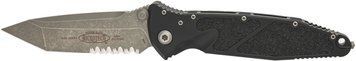 Ніж Microtech Socom Elite Tanto Point Apocalyptic PS Black Напівсеррейтор 161-11AP 14090589 фото
