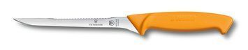 Нож кухонный филейный Victorinox Swibo Fish Filleting Оранжевый, 16 см 5.8448.16 4006921 фото