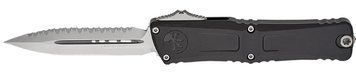 Ніж Microtech Combat Troodon Gen III D/E Stonewash Full Serrated Black 1142-12 14090766 фото