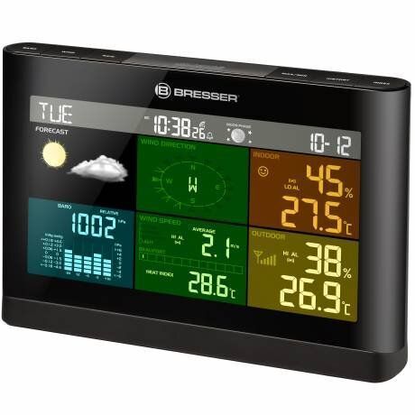 Метеостанція Bresser Weather Center 5-in-1 Comfort Colour Black 7002550CM3000 фото