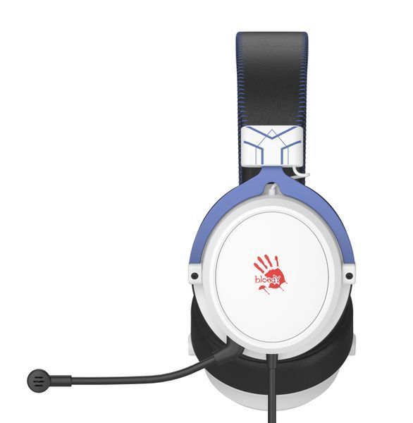 Гарнитура игровая Bloody M590i USB+4-Pin 3.5 mm, цвет черно-белый M590i (Sports Navy) 1606179 фото