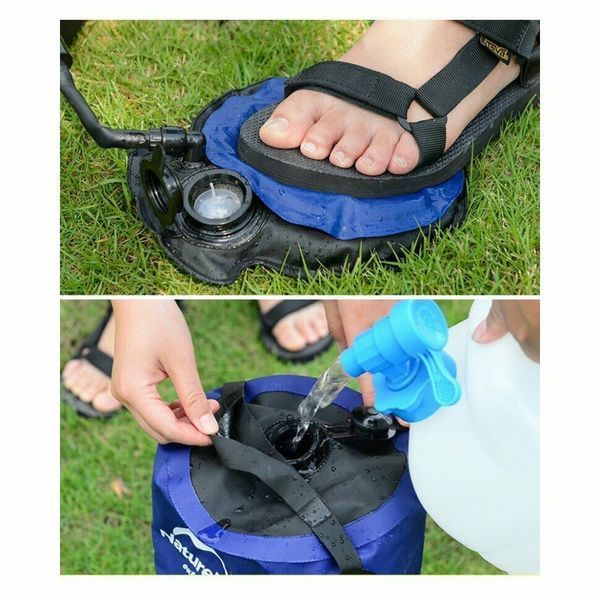 Душ кемпінговий Naturehike NH17L101-D, Блакитний 68326 фото