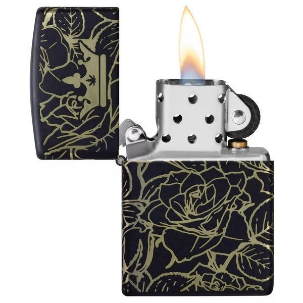 Зажигалка Zippo Queen of Bud Dark Roses Design 47107 77890033 фото