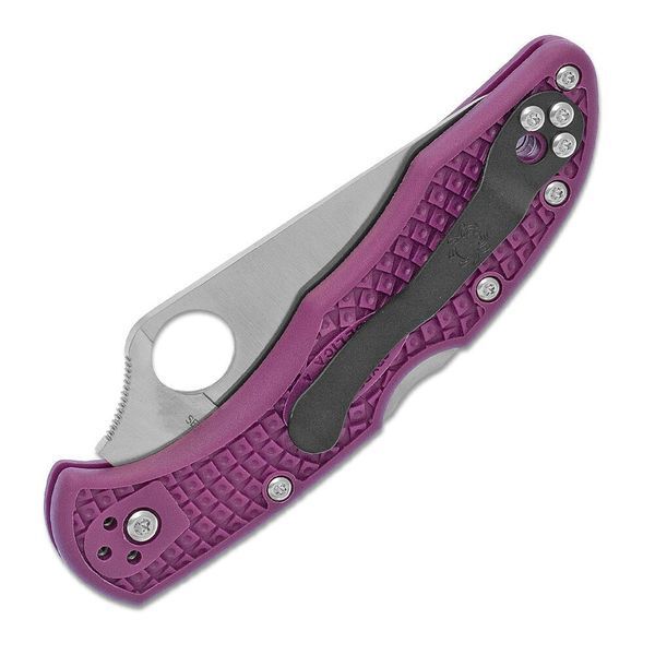 Ніж Spyderco Delica 4 Lightweight VG-10 FRN Purple C11FPPR 871733 фото