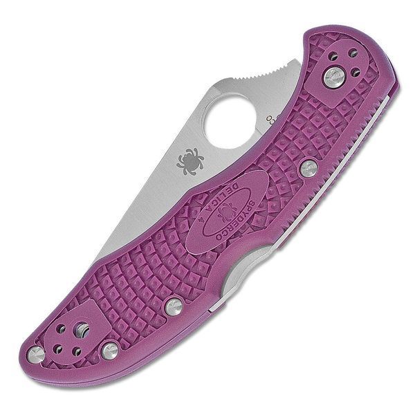 Ніж Spyderco Delica 4 Lightweight VG-10 FRN Purple C11FPPR 871733 фото