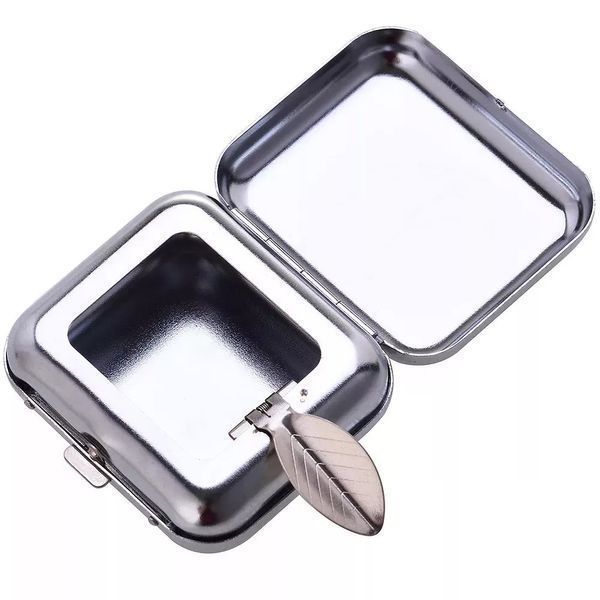 Пепельница Карманная Champ Square Pocket Ashtray Серебристая (40509023) V77552362 фото