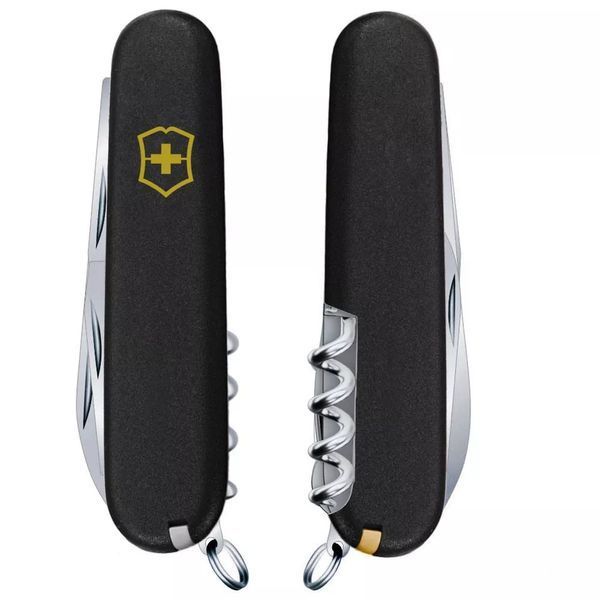 Швейцарский нож Victorinox Climber Mat Черный матовый лак с желтым лого (1.3703.3_M0008p) V77552760 фото