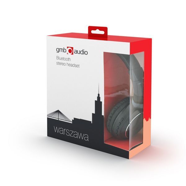 Bluetooth гарнитура GMB Audio BHP-WAW, серия "Варшава", черный цвет BHP-WAW 1604890 фото