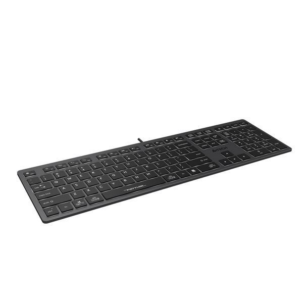Клавіатура A4-Tech Fstyler FX60, сірий колір, USB, біле підсвічування FX60 USB (Grey) White backlit 1605605 фото