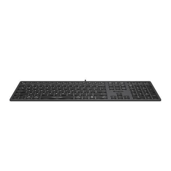 Клавіатура A4-Tech Fstyler FX60, сірий колір, USB, біле підсвічування FX60 USB (Grey) White backlit 1605605 фото