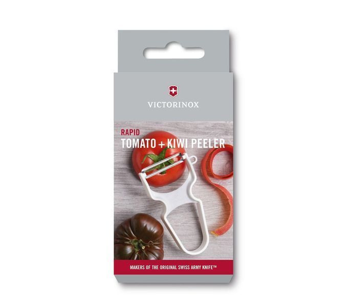 Овочечистка Victorinox RAPID біла двостороння серейторна РК 6.0933 4008503 фото