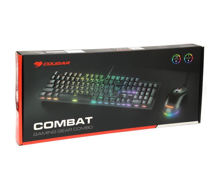 Комплект Cougar Combo, з підсвічуванням, USB COMBAT 1606246 фото