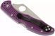 Ніж Spyderco Delica 4 Lightweight VG-10 FRN Purple C11FPPR 871733 фото 4