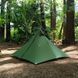 Намет надлегкий із гострою верхівкою Naturehike NH17T030-L, темний зелений 97838 фото 7