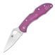 Ніж Spyderco Delica 4 Lightweight VG-10 FRN Purple C11FPPR 871733 фото 1