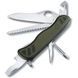 Швейцарський ніж Victorinox Swiss Soldier's Knife 111мм 10 функцій Чорно-зелений (0.8461.MWCHB1) V77553817 фото 1